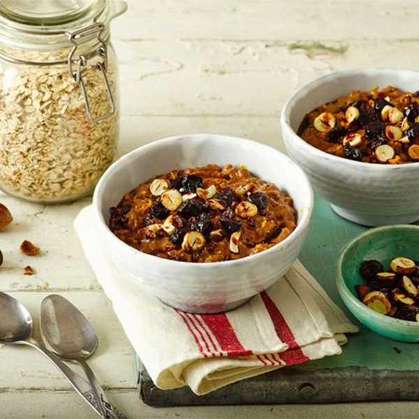 Flahavan’s Chocolate and Orange Porridge with Hazelnut Milk